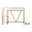 Techni Mobili Industrial Writing Desk, Gold B031P205218