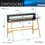 Techni Mobili Home Office Writing Desk with riser, Gold B031P205556