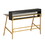 Techni Mobili Home Office Writing Desk with riser, Gold B031P205556