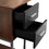 Techni Mobili L-Shape Desk with Hutch and Storage, Walnut B031S00043