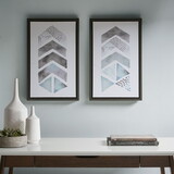This and That Way Abstract 2-piece Framed Canvas Wall Art Set B035100373