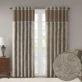 Jacquard Curtain Panel Pair(2 pcs Window Panels) B035100442