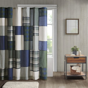 Mill Creek Pieced Cotton Shower Curtain B035100718