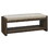 Ivan Accent Bench with Lower Shelf B035118523