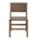 Oslo Faux Leather Woven Dining Chairs Set of 2 B035118588