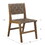 Oslo Faux Leather Woven Dining Chairs Set of 2 B035118588