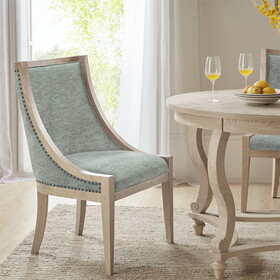 Elmcrest Upholstered Dining Chair with Nailhead Trim B035118591