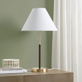 Two Tone Pull-chain Table Lamp B035122355