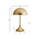 Dome-Shaped 2-Light Metal Table Lamp B035122356