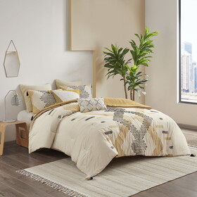 3 Piece Cotton Comforter Set B035128784