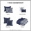 7 Piece Flocking Comforter Set with Euro Shams and Throw Pillows B035128899