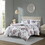 Floral Comforter Set with Bed Sheets B035128919