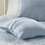 3 Piece Reversible Scalloped Edge Quilt Set Blue Full/Queen B035129069