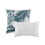 5 Piece Cotton Duvet Cover Set with Throw Pillow B035129120