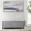 Moody Coast Hand Embellished Landscape Framed Canvas Wall Art B035129249