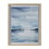 Sparkling Sea Framed Glass and Single Matted Abstract Landscape Coastal Wall Art B035129267