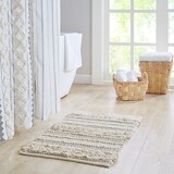 Woven Texture Stripe Bath Rug(22