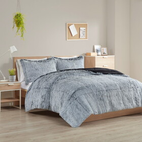 Shaggy Long Fur Comforter Mini Set B035129363