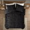 Ruched Fur Down Alternative Comforter Set B035129368