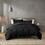 Ruched Fur Down Alternative Comforter Set B035129368