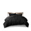 Ruched Fur Down Alternative Comforter Set B035129368