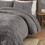 Ruched Fur Down Alternative Comforter Set B035129369