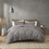 Ruched Fur Down Alternative Comforter Set B035129369