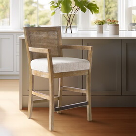 Diedra Cane Back Counter Stool B035129477