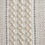 Imani Cotton Printed Curtain Panel with Chenille Stripe and Lining B035129660