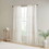 Yarn Dye Sheer Curtain Panel Pair(2 pcs Window Panels) B035129666