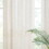 Yarn Dye Sheer Curtain Panel Pair(2 pcs Window Panels) B035129666