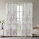 Burnout Printed Curtain Panel B035129673