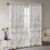 Burnout Printed Curtain Panel B035129673