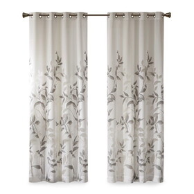 Burnout Printed Curtain Panel Pair(2 pcs Window Panels) B035129675