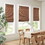 Bamboo Light Filtering Roman Shade 64"L B035129700