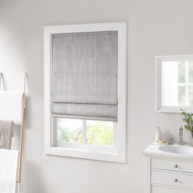 Basketweave Room Darkening Cordless Roman Shade B035129703