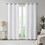 Basketweave Room Darkening Curtain Panel Pair(2 pcs Window Panels) B035129732