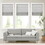 Linen Blend Light Filtering Cordless Roman Shade B035129755