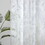 Botanical Printed Texture Sheer Window Pair B035129788
