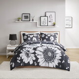 Floral Reversible Comforter Set