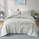 Crushed Velvet Sherpa Reversible Comforter Set B035129821