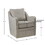 Brianne Wide Seat Swivel Arm Chair B03548661