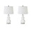Curved Glass Table Lamp, Set of 2 B03594968