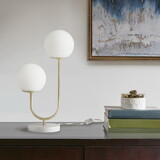 Metal 2-Light Globe Table Lamp B03594984