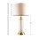 Clarity Glass Cylinder Table Lamp Set of 2 B03594985