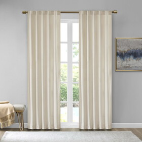 Room Darkening Poly Velvet Rod Pocket/Back Tab Curtain Panel Pair B035129629