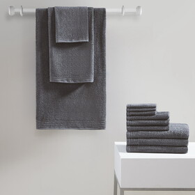 Big Bundle 100% Cotton Quick Dry 12 Piece Bath Towel Set B03595008