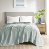 Cotton Waffle Weave Cotton Blanket B035129343