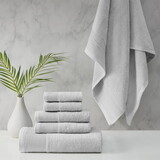 Nuage Cotton Tencel Blend Antimicrobial 6 Piece Towel Set B03595636