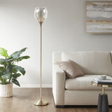 Uplight Floor Lamp with Mercury Glass Shade B03595709